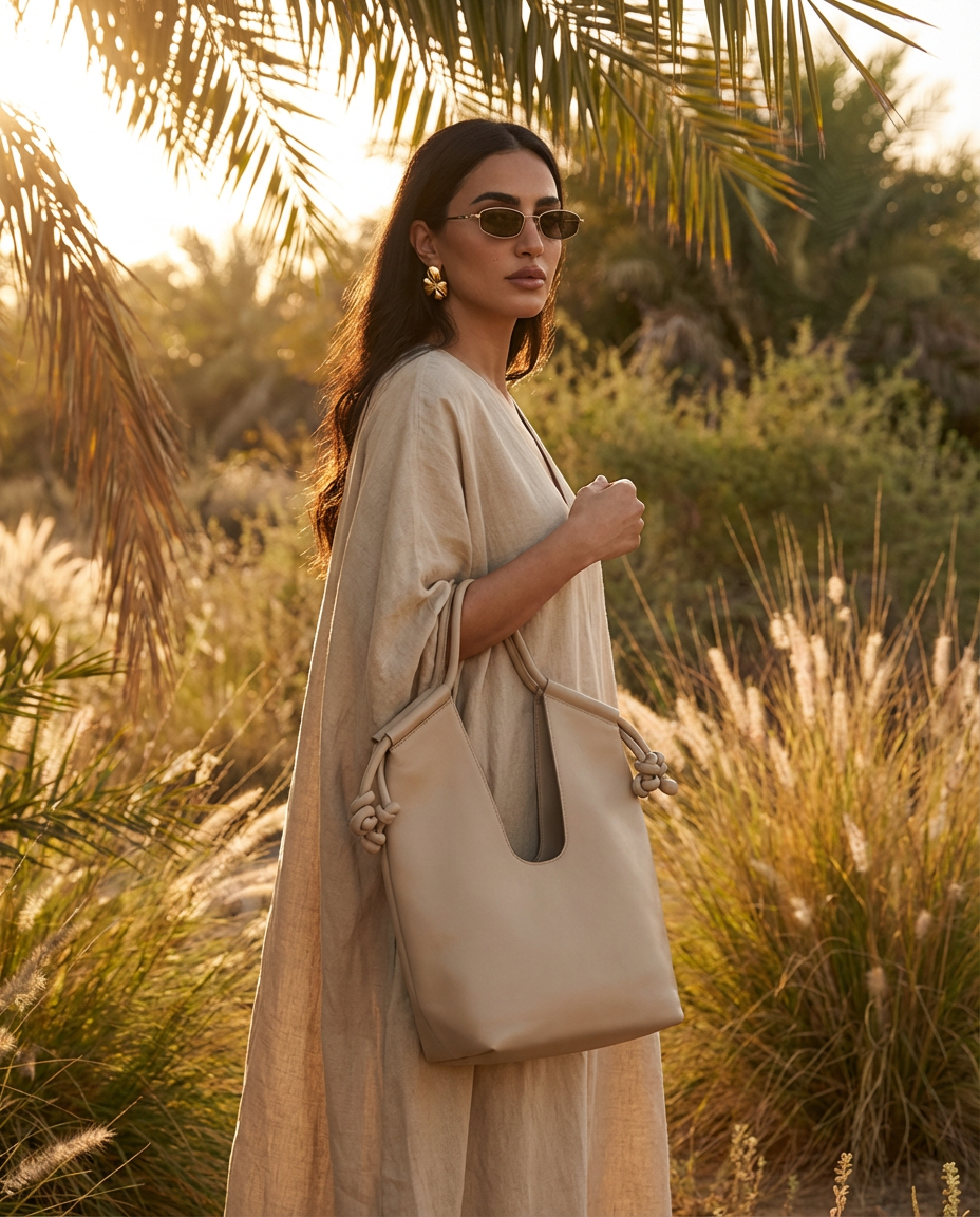 Sahar Crescent Tote