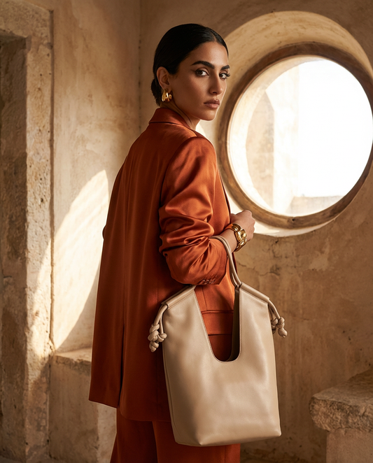 Sahar Crescent Tote